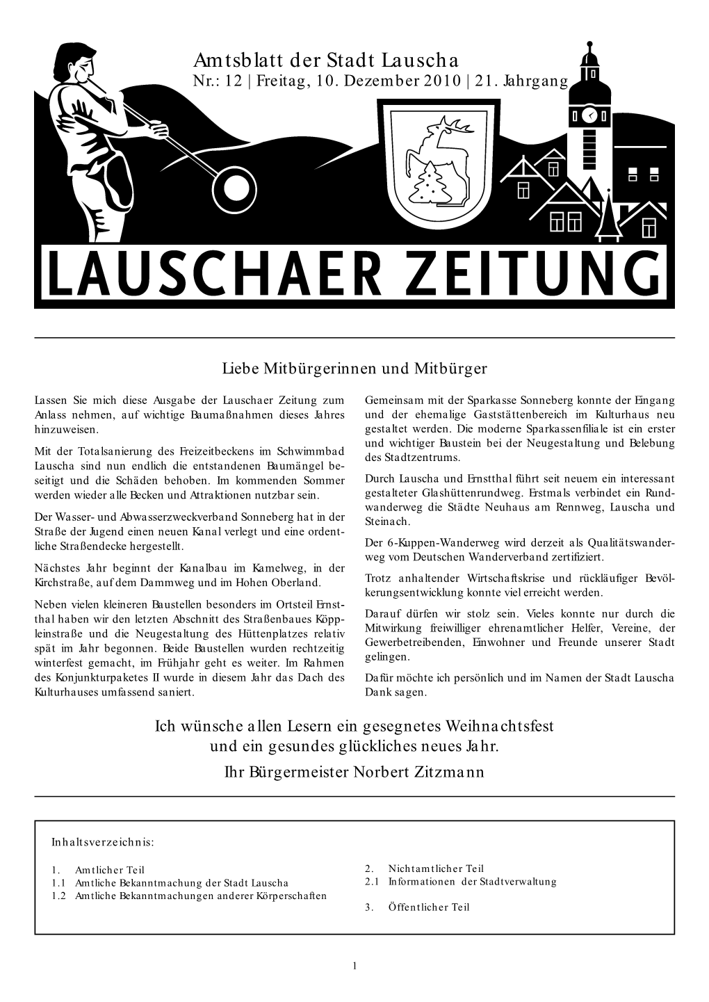 Lauschaer Zeitung 2011