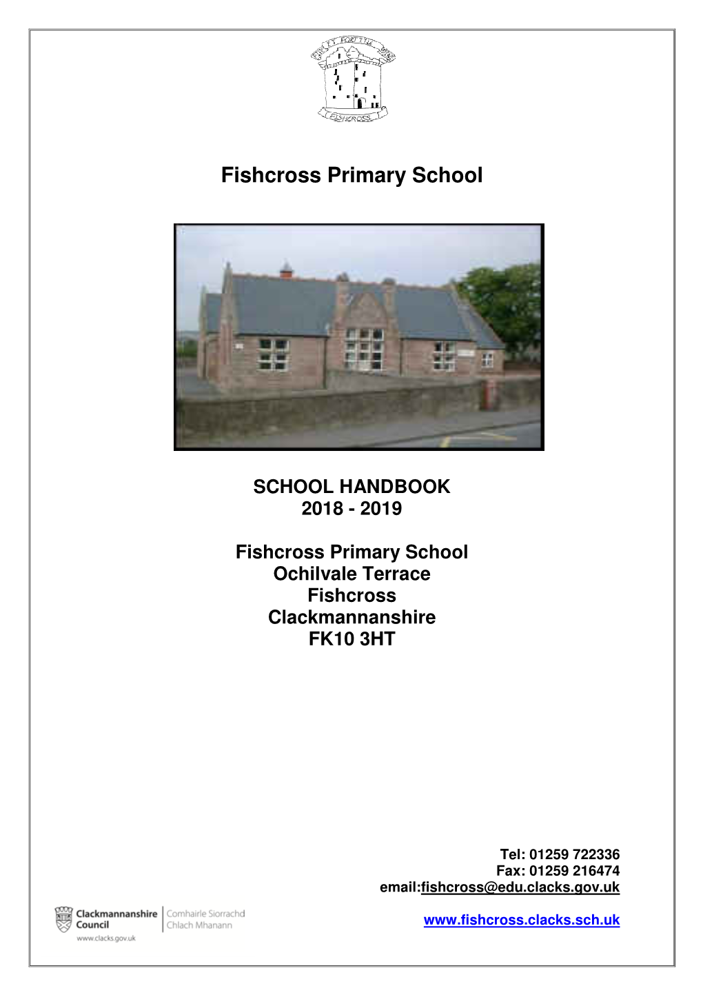 Fishcross PS School Handbook 2018-2019