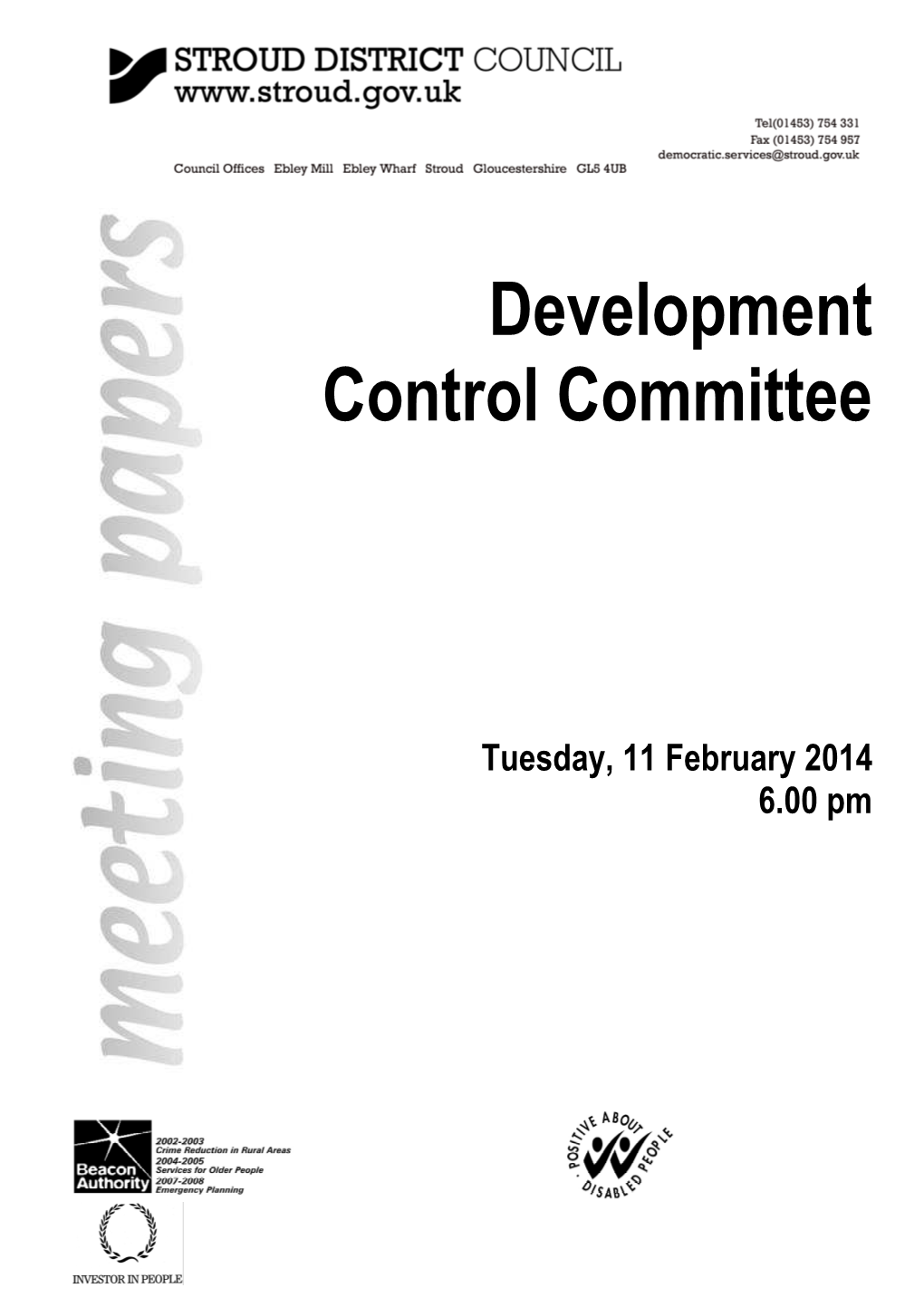 Development Control Committee