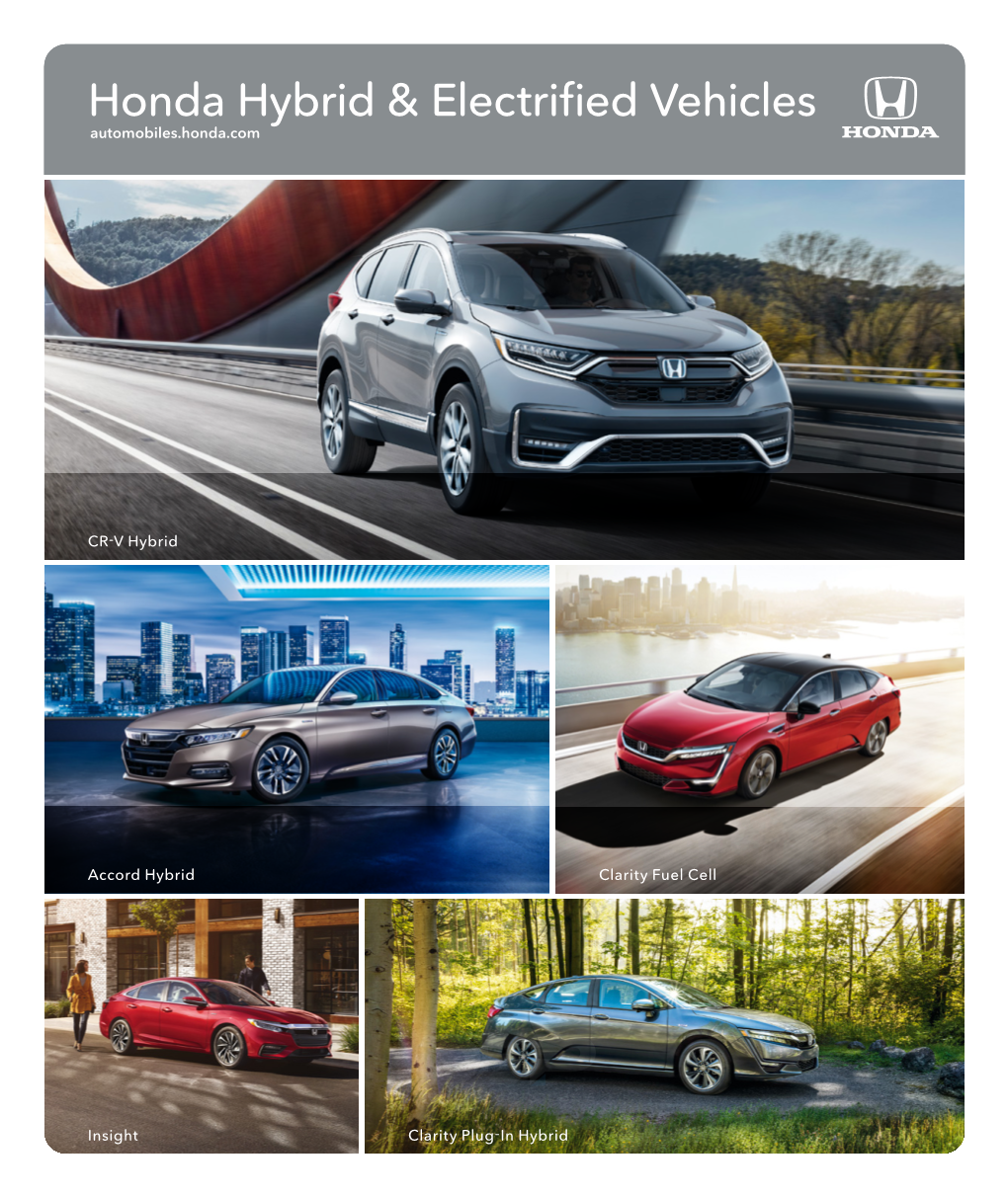Honda 2021 Clarity Plug-In Hybrid Brochure