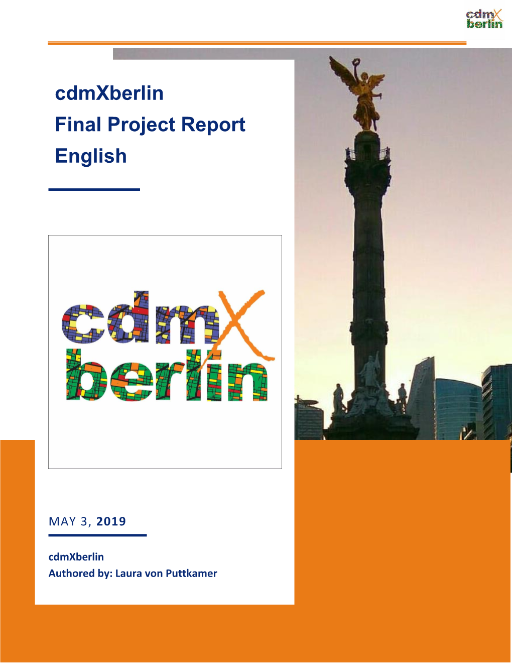 Cdmxberlin Final Project Report English 2018