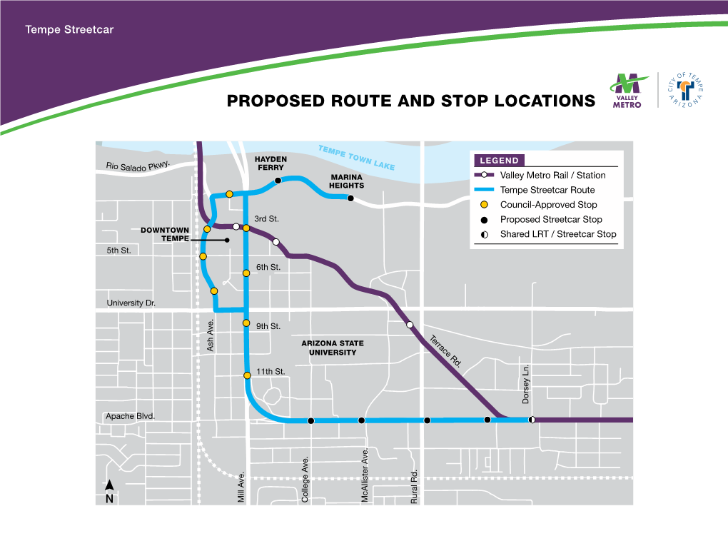 Proposed Route and Stop Locations