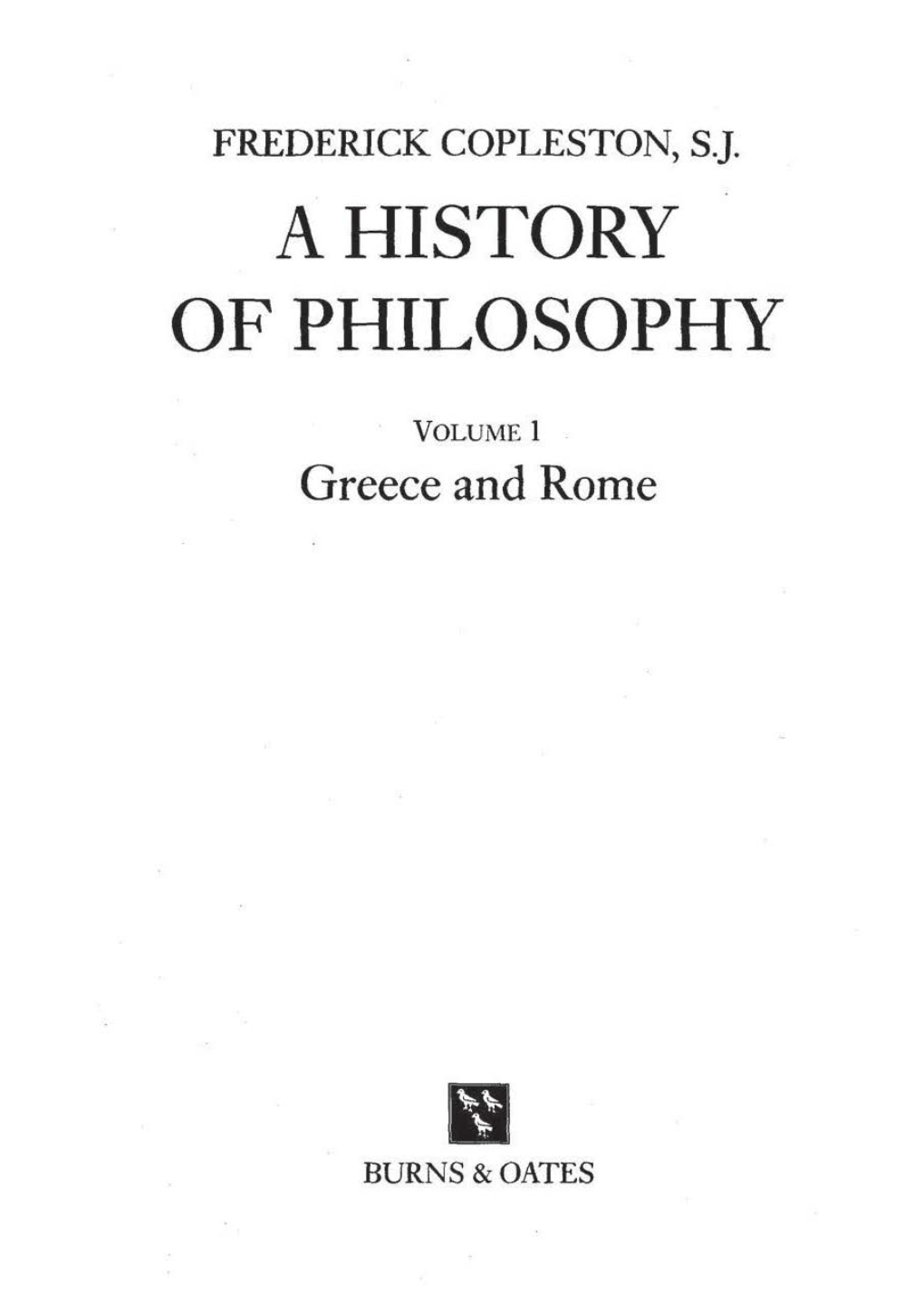 Greece and Rome / Frederick Charles Copleston