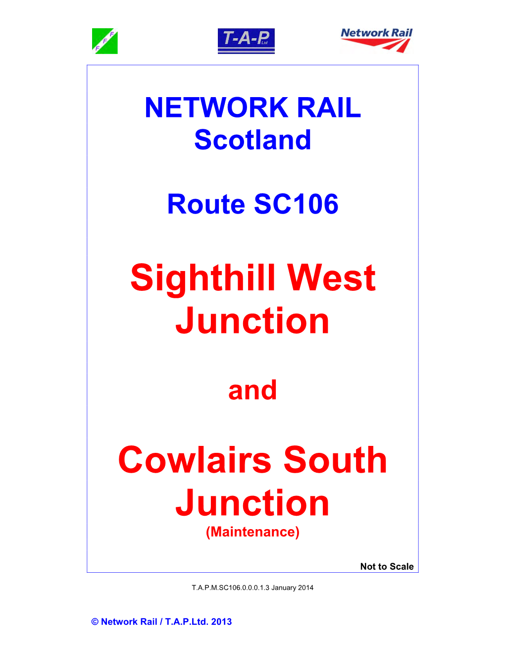 Sighthill West Junction Cowlairs South Junction
