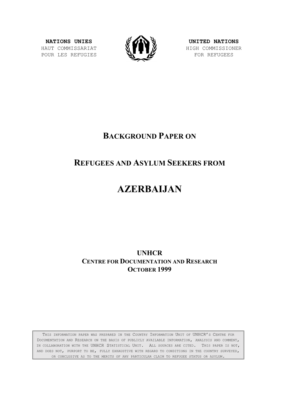 Azerbaijan Background Paper 99