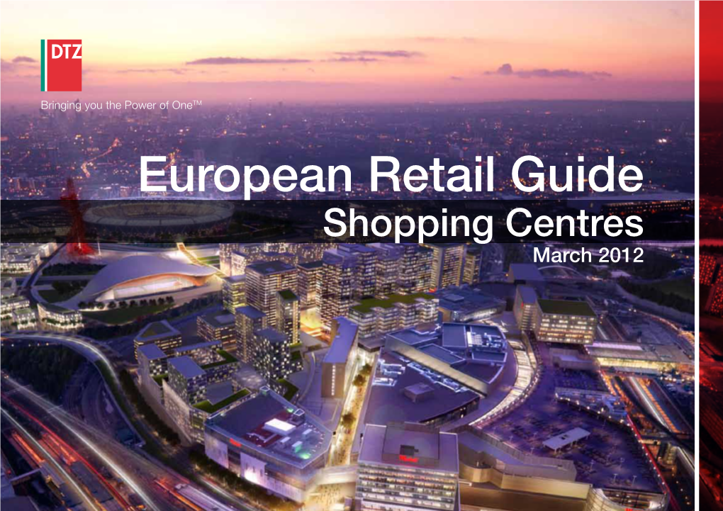 European Retail Guide Shopping Centres March 2012