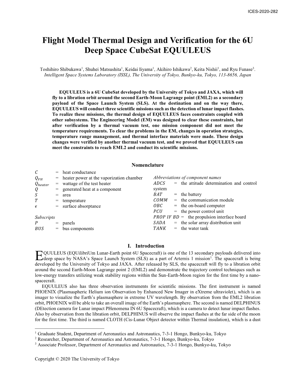 Flight Model Thermal Design and Verification for the 6U Deep Space Cubesat EQUULEUS