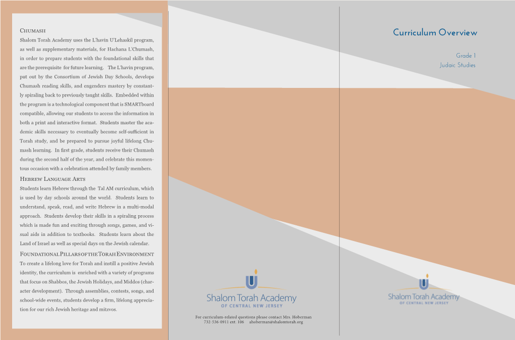 Curriculum Overview