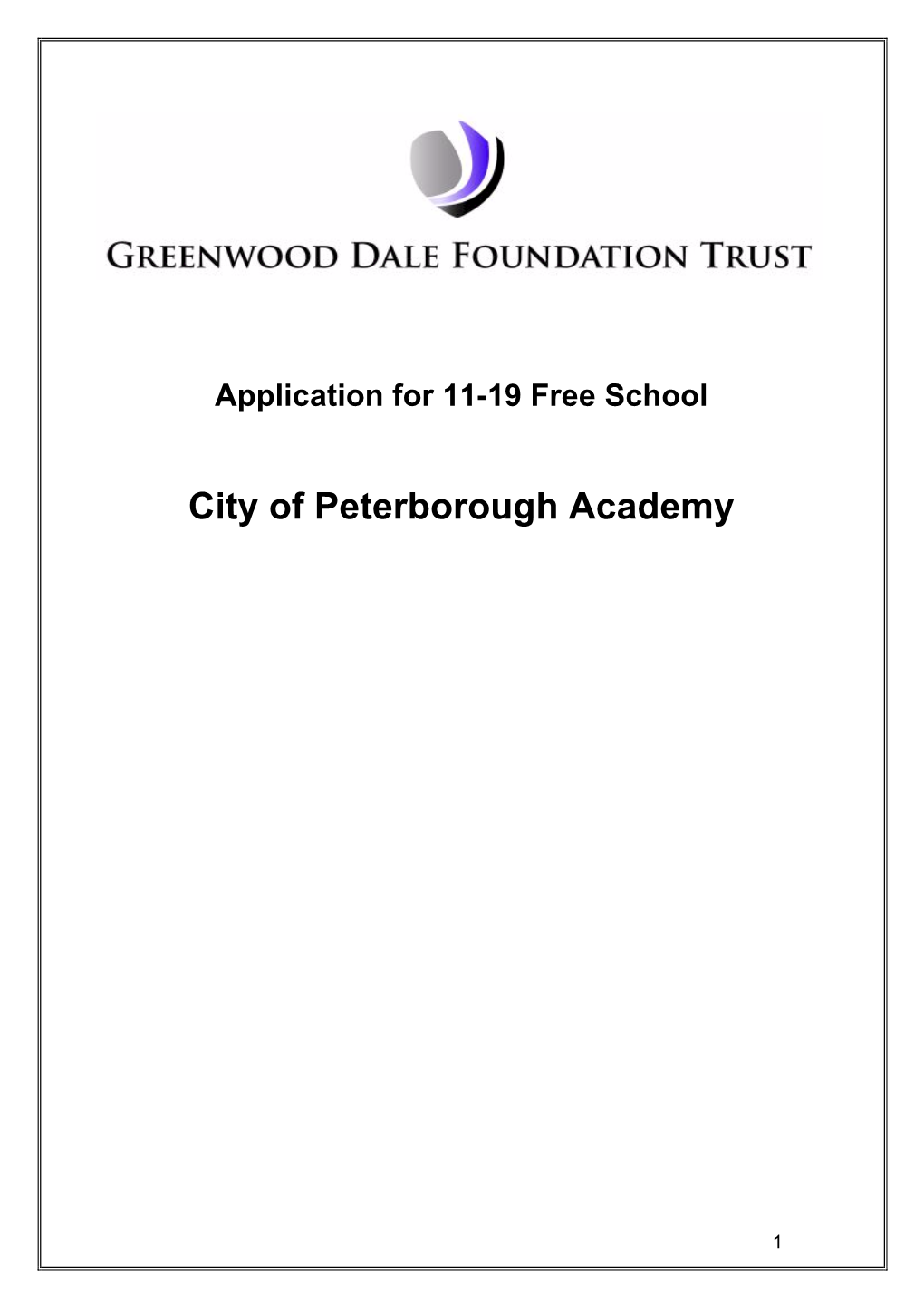 City of Peterborough Academy