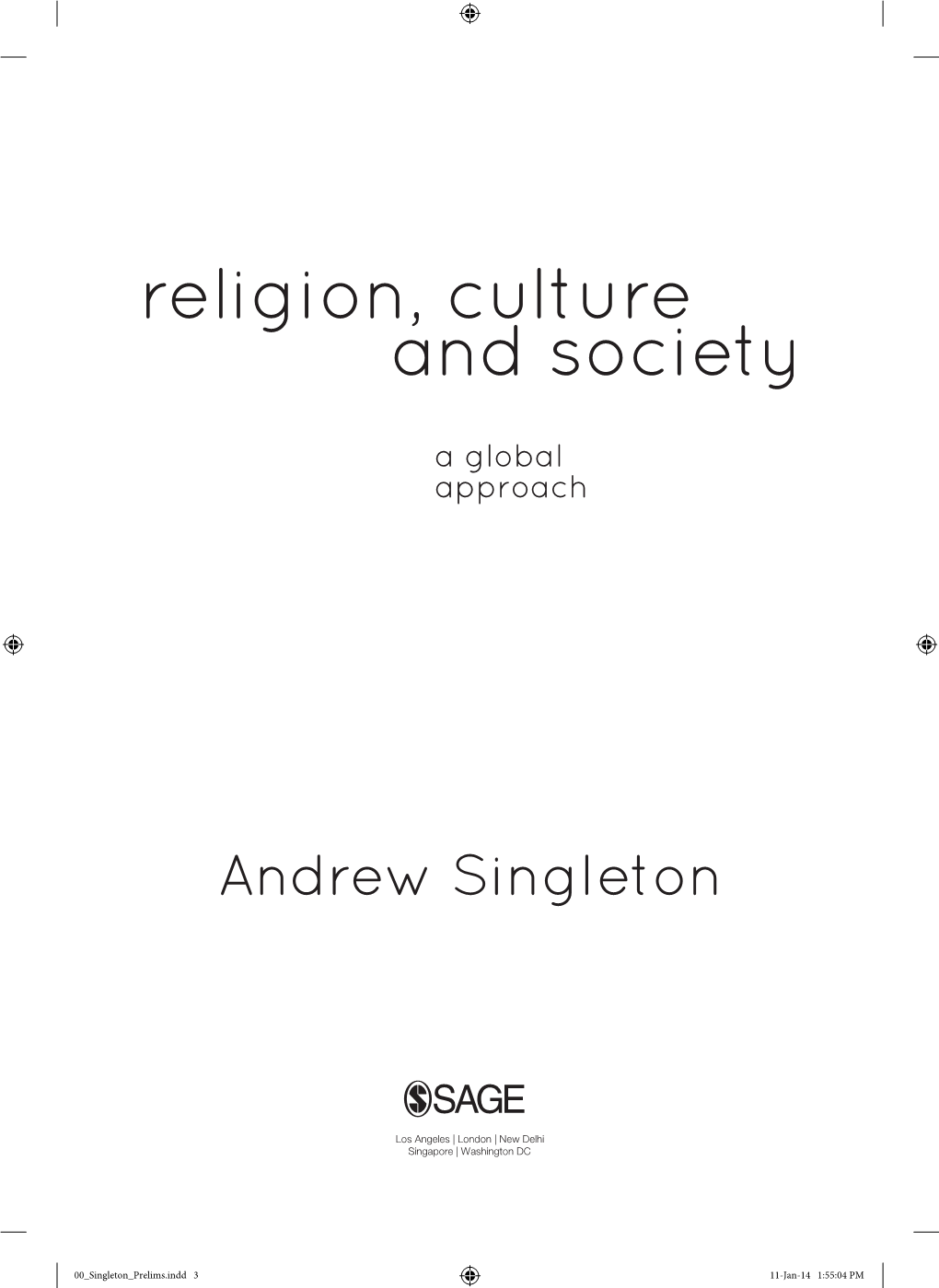 Chapter One: What Is Religion and Spirituality?