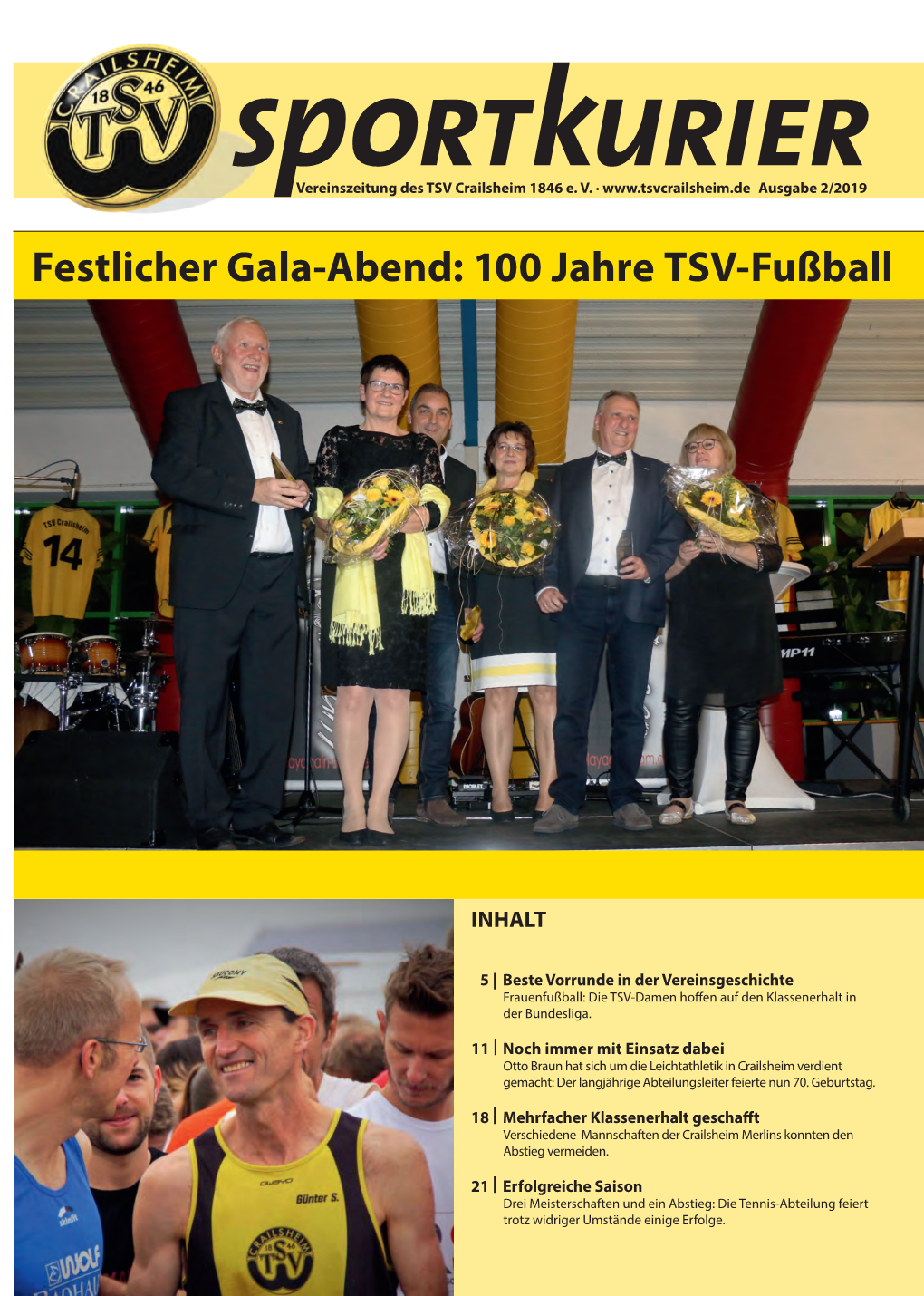 Festlicher Gala-Abend: 100 Jahre TSV-Fußball