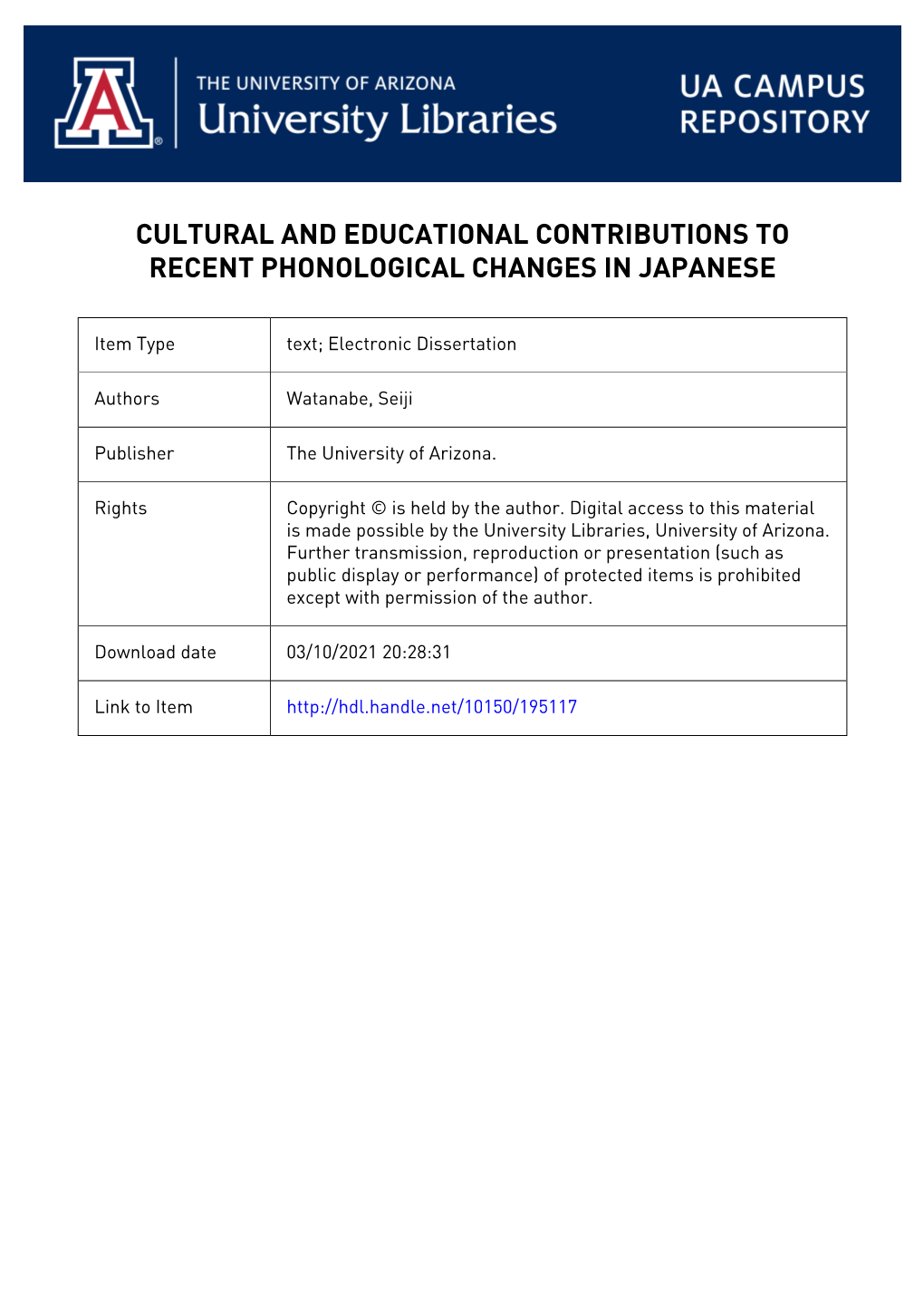 Cultural and Educational Contributions to Recent Phonological Changes in Japanese2