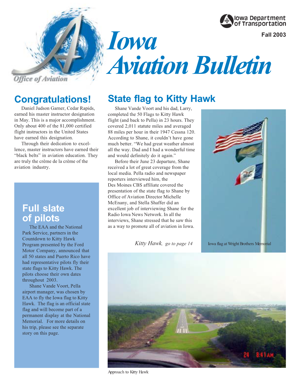 IOWA AVIATION BULLETIN Aviation Association Update