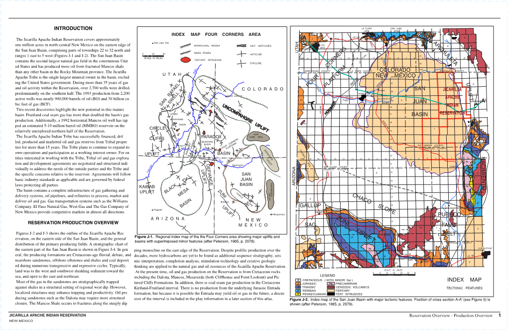 Jicarilla Apache Reservation Oil and Gas Plays