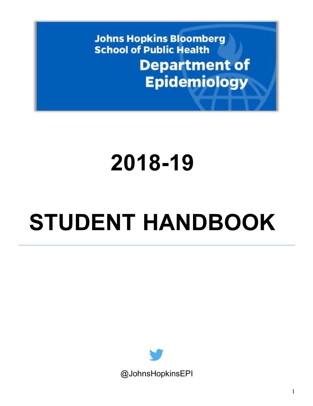 2018-19 Student Handbook