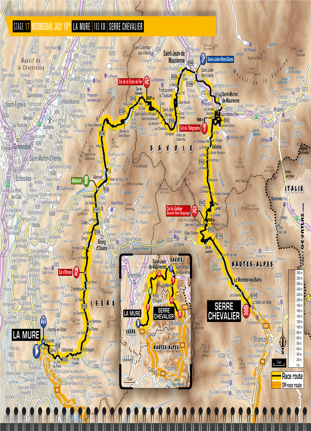 Stage 17 Wednesday, July 19Th La Mure I 183 Km I Serre