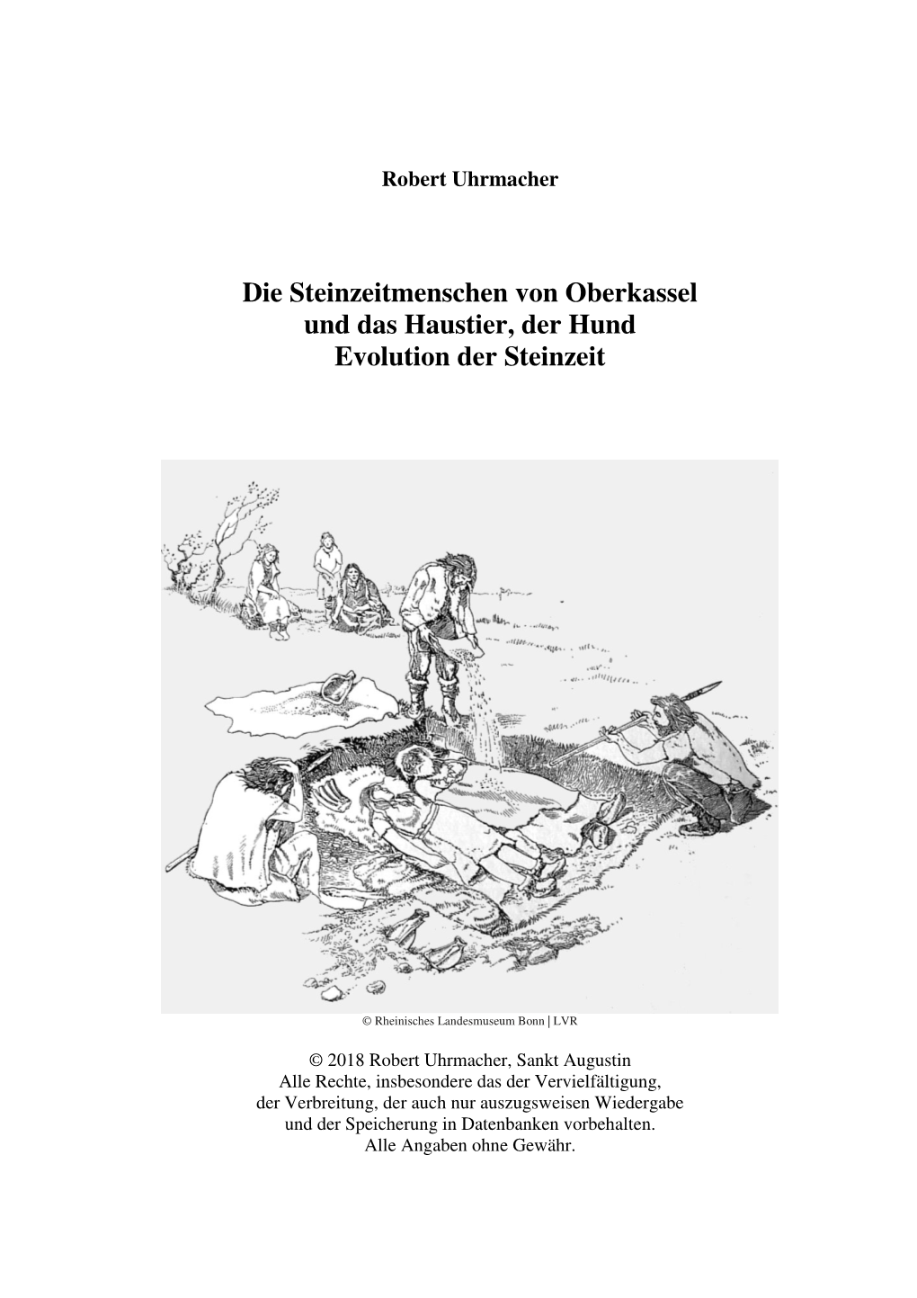 Der Oberkasseler Steinzeit-Mensch Evolution Der Steinzeit