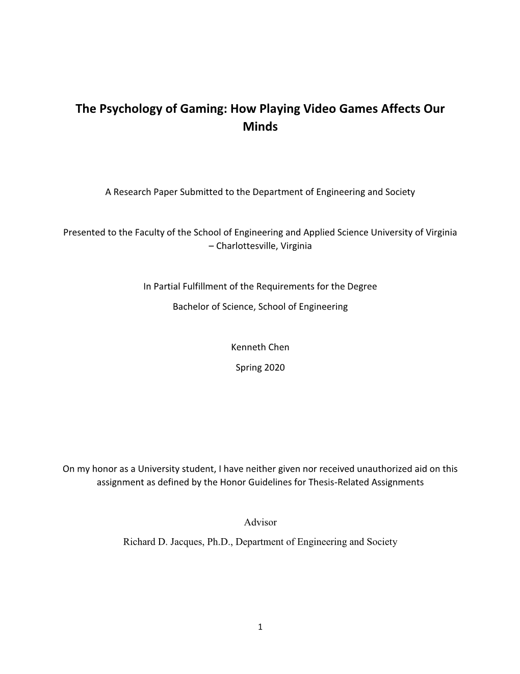 The Psychology of Gaming: How Playing Video Games Affects Our Minds