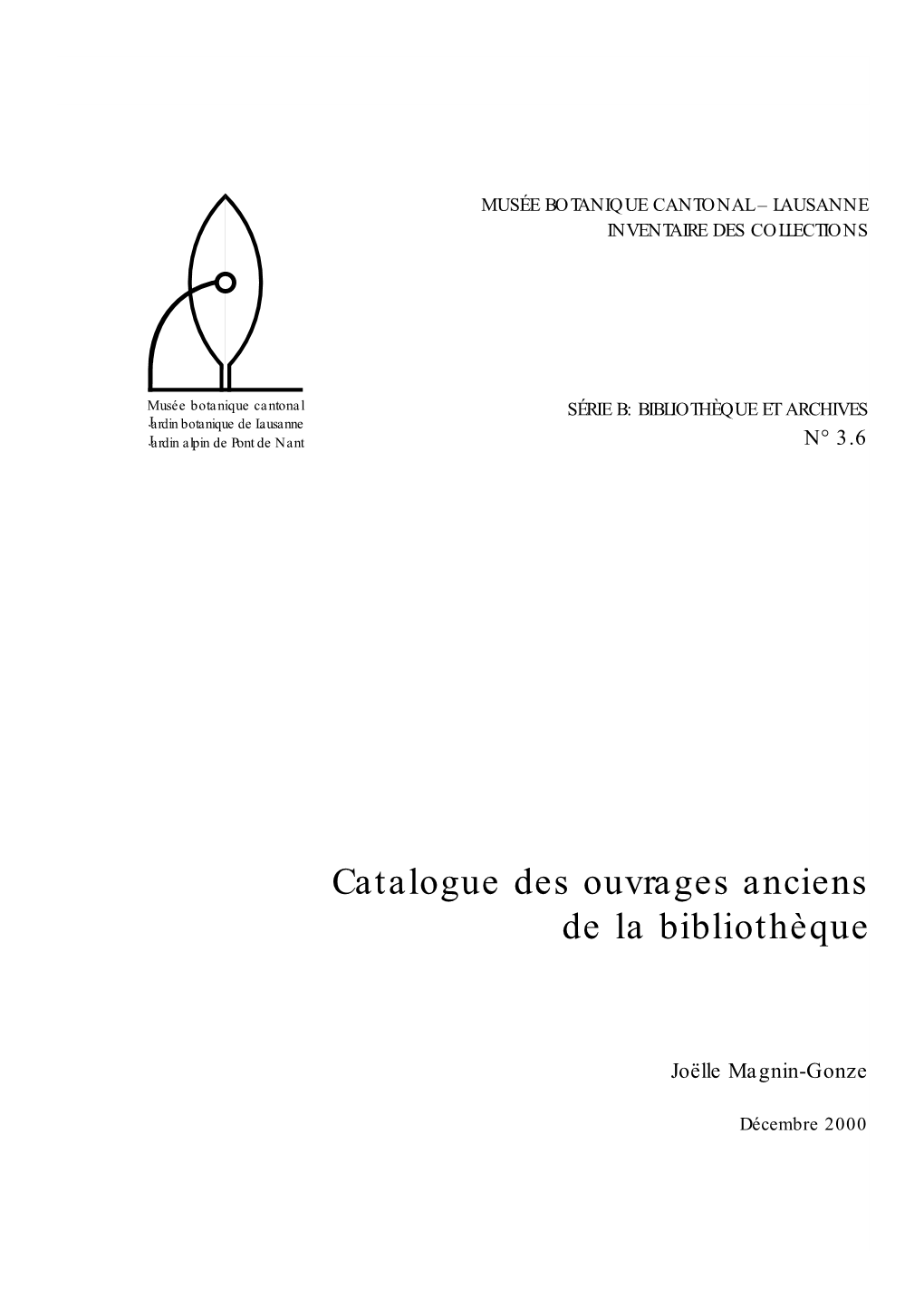 Catalogue D”C. 2000