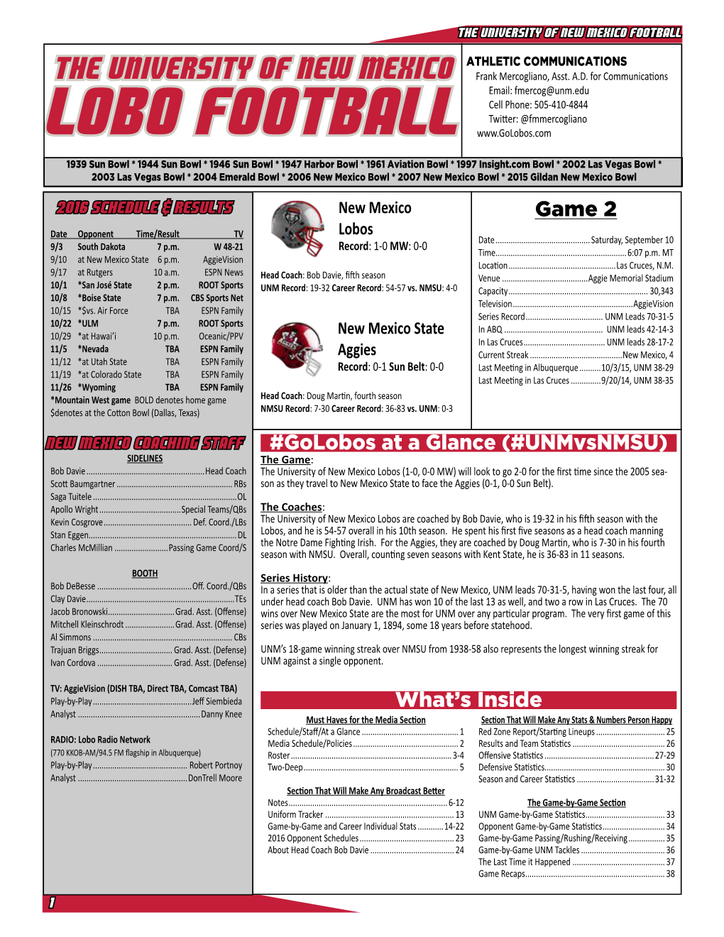 Lobo Football