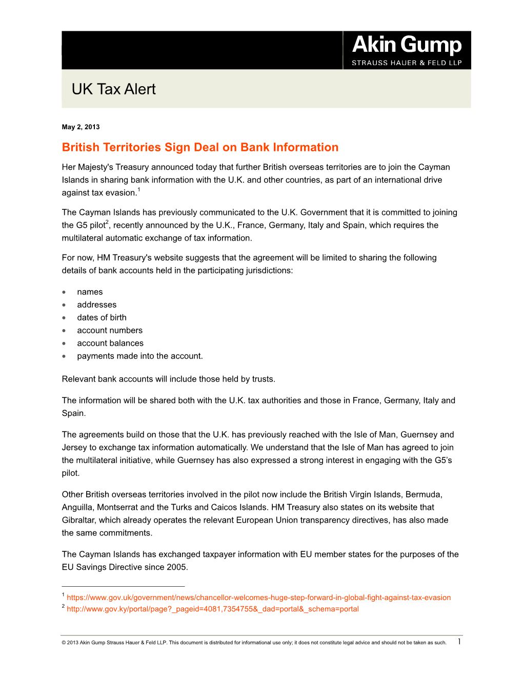 UK Tax Alert