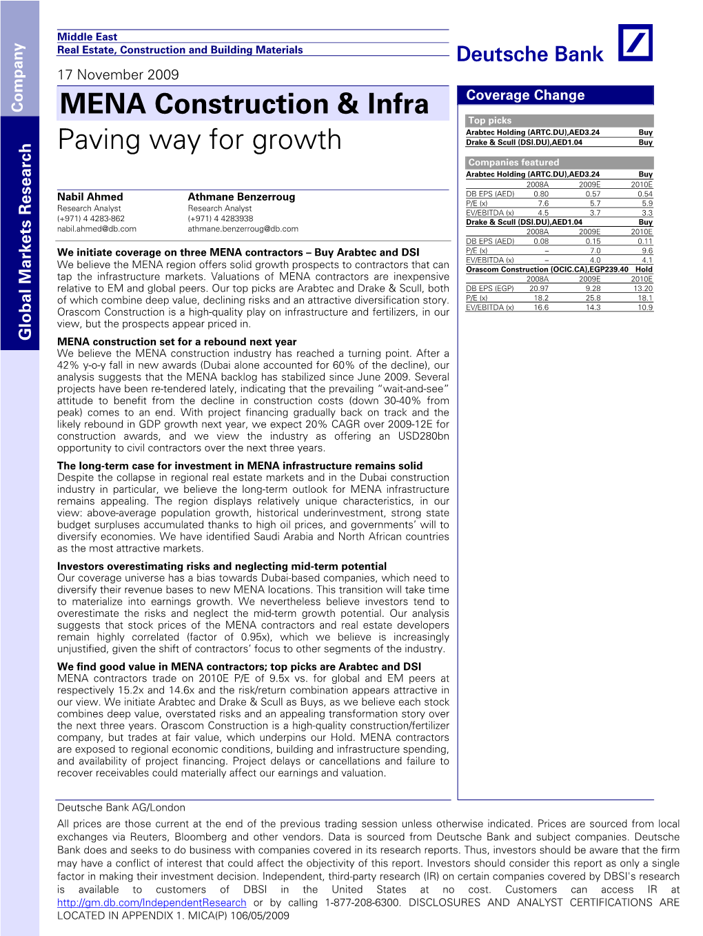 MENA Construction & Infra Paving Way for Growth