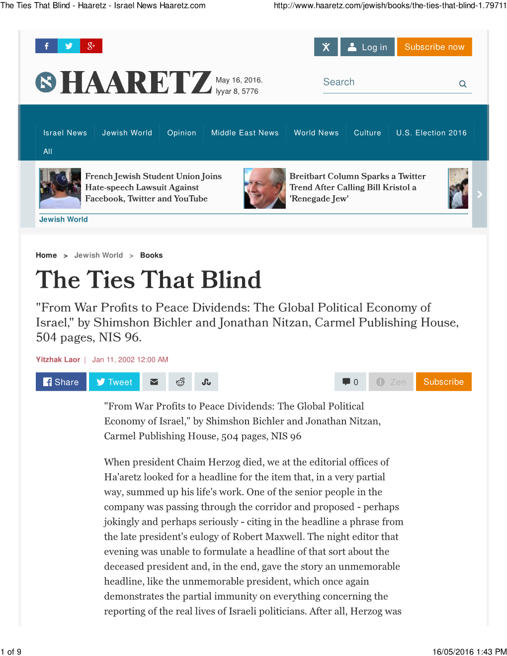 Haaretz - Israel News Haaretz.Com