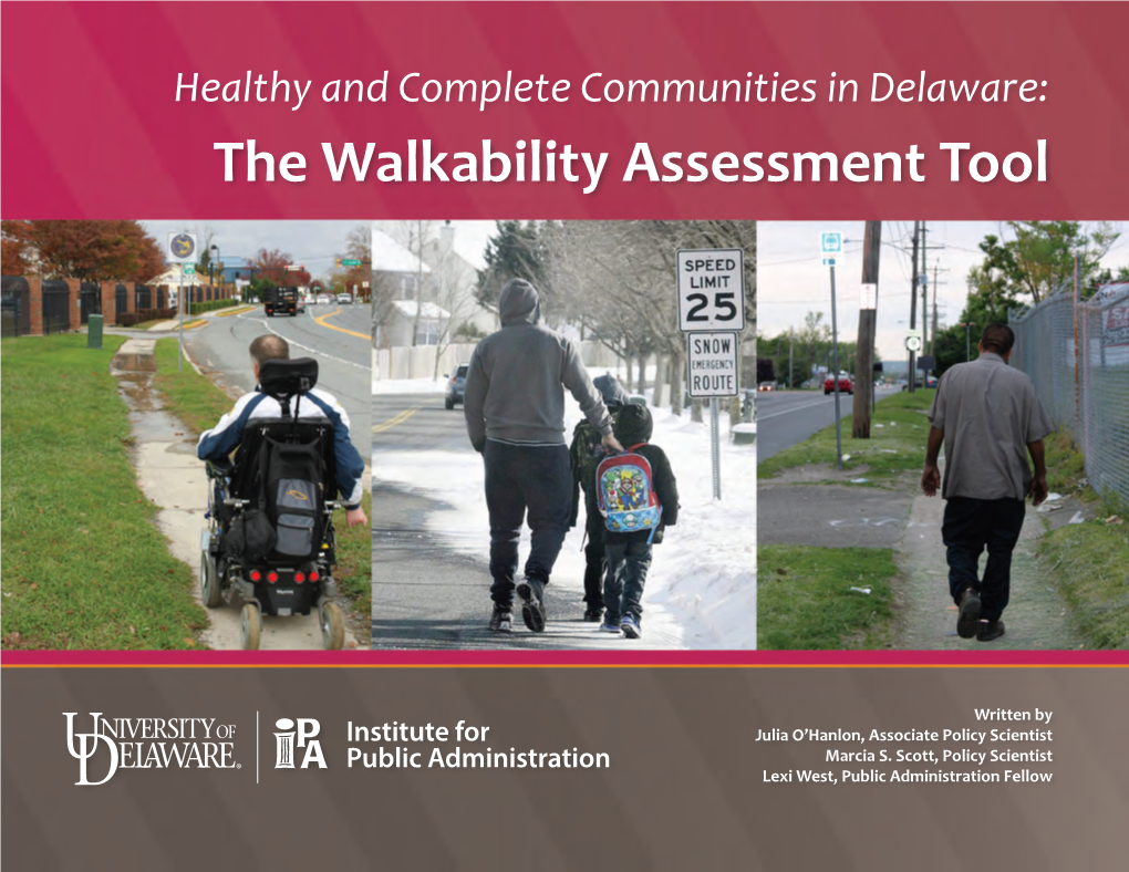 The Walkability Assessment Tool