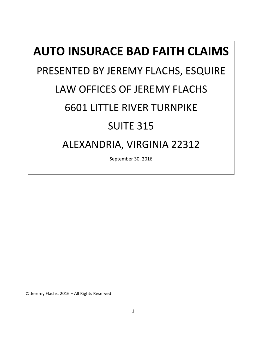 Auto Insurance Bad Faith Claims in Virginia