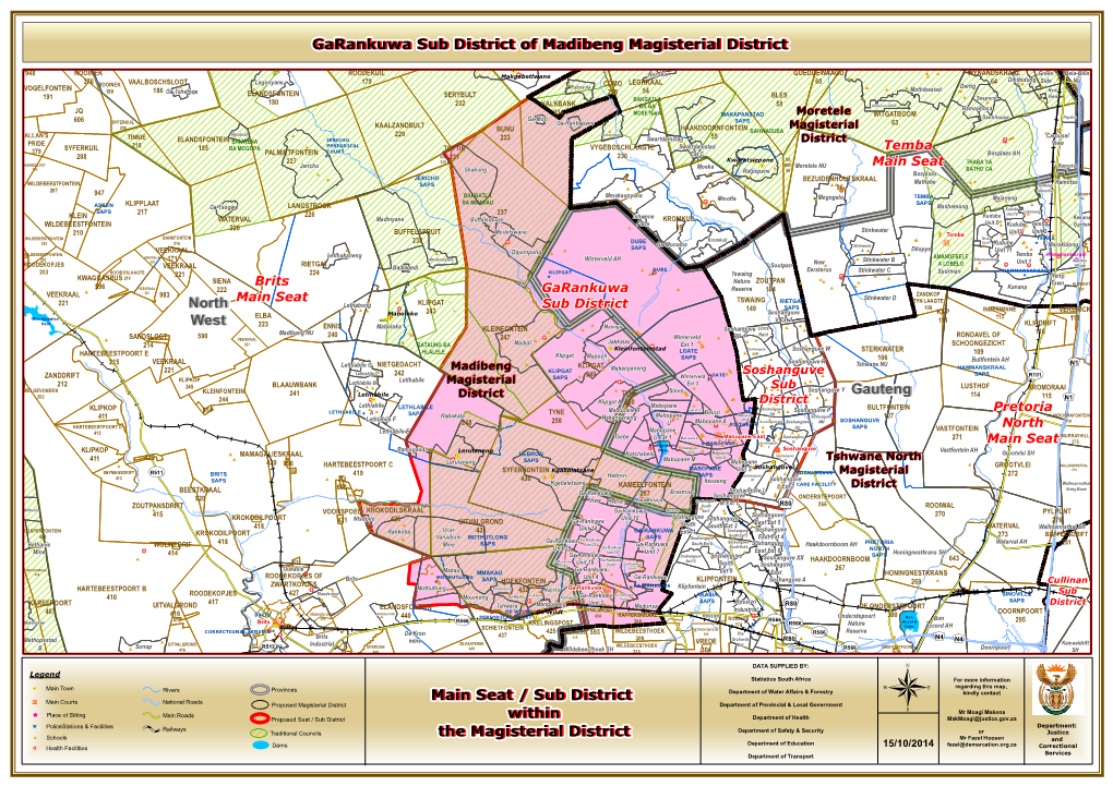 Garankuwa Sub District of Madibeng Magisterial District