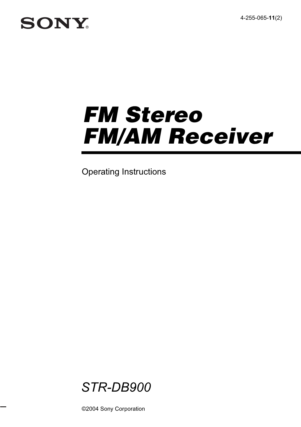 FM Stereo FM/AM Receiver