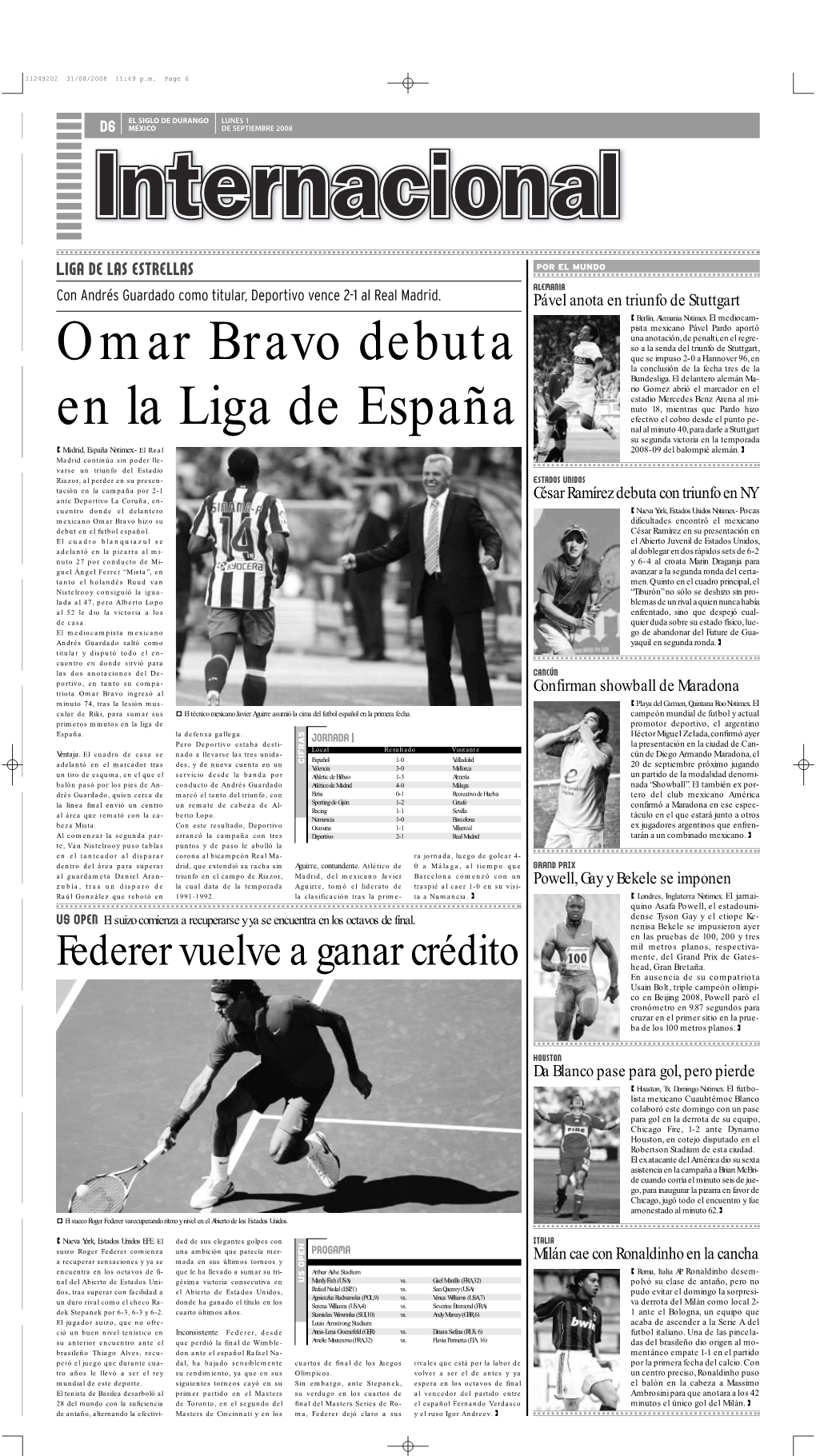 Omar Bravo Debuta En La Liga De España
