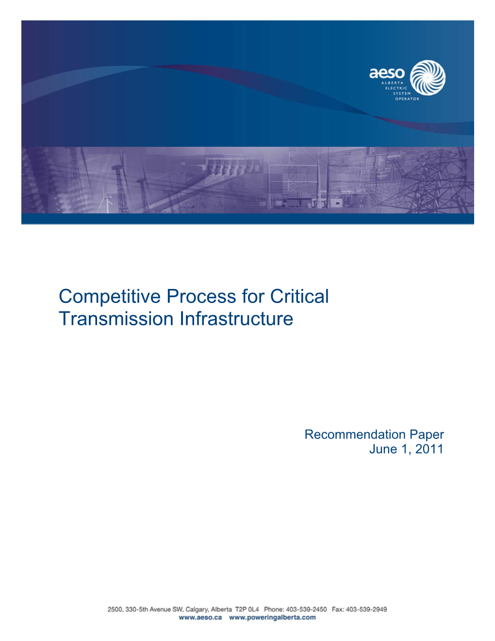 Competitive Process Recommendation Paper