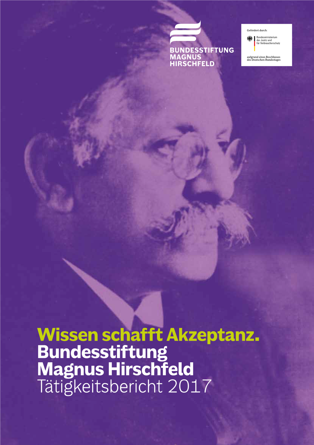 Wissen Schafft Akzeptanz. Bundesstiftung Magnus Hirschfeld Tätigkeitsbericht 2017