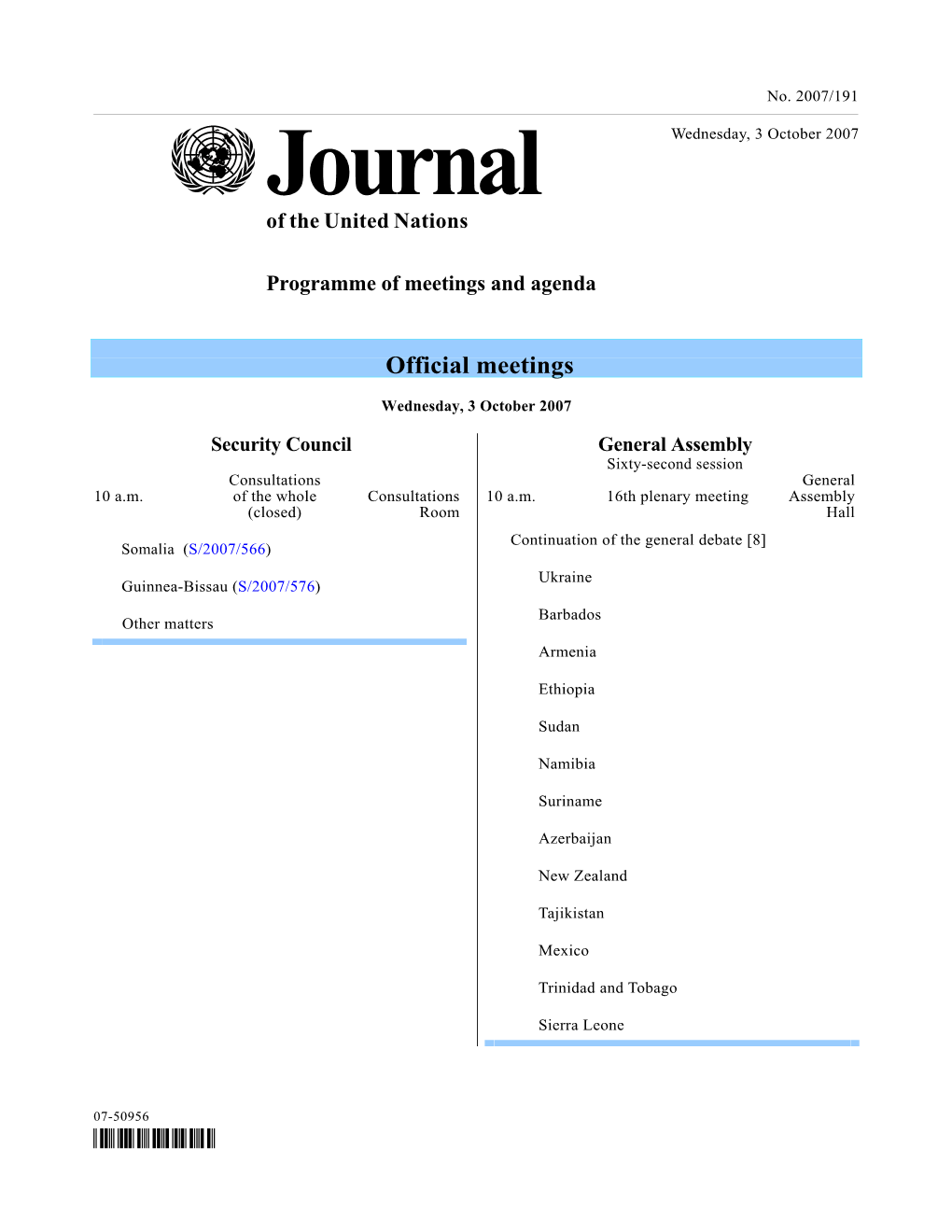 Journal of the United Nations