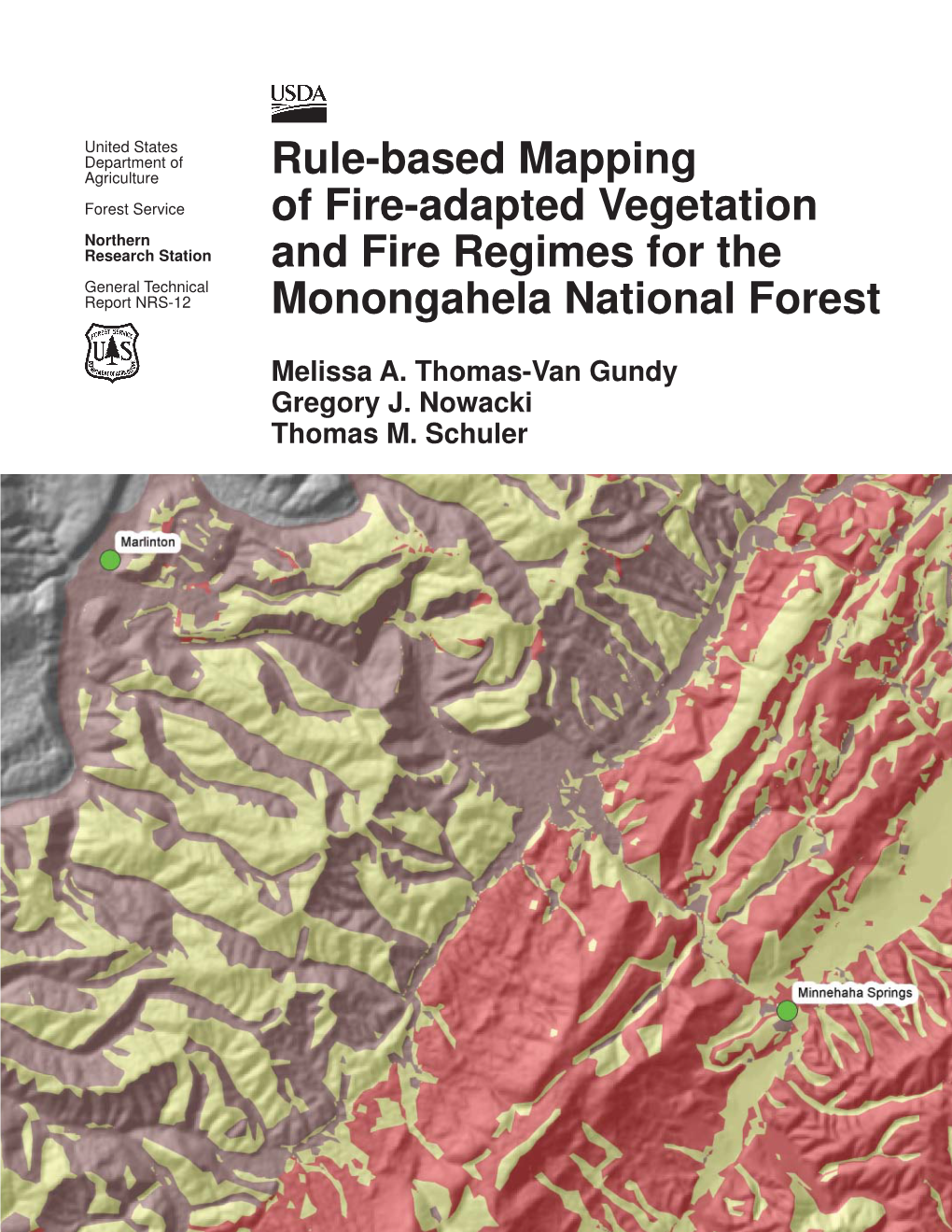 Rule-Based Mapping of Fire-Adapted Vegetation and Fire Regimes for the Monongahela National Forest