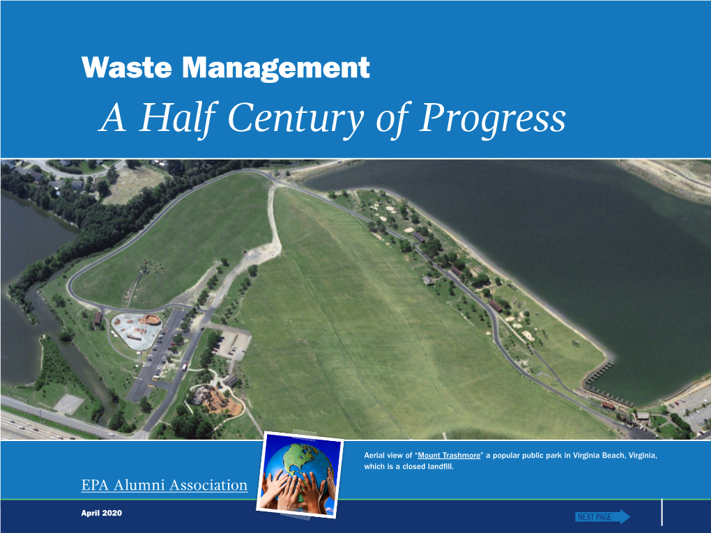 Waste Management a Half Century of Progress