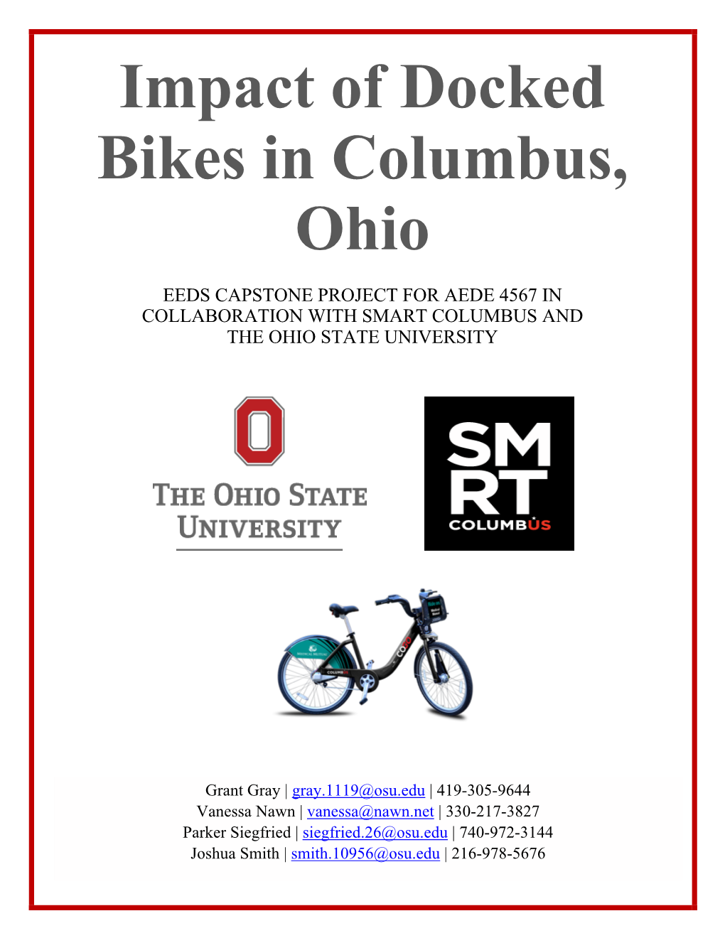 Impact of Docked Bikes in Columbus, Ohio