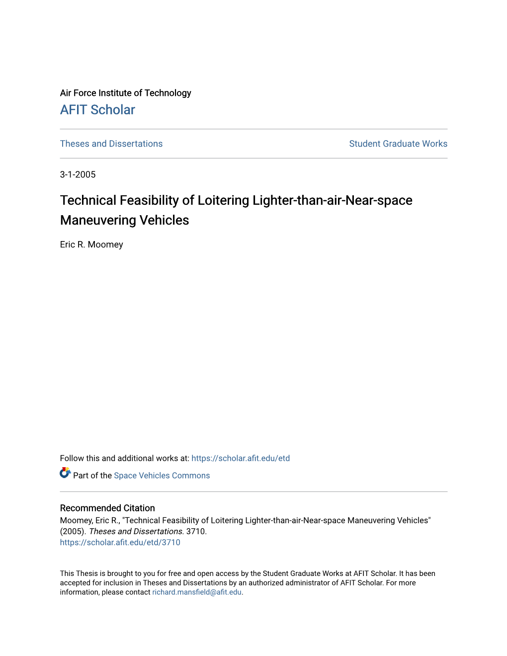 Technical Feasibility of Loitering Lighter-Than-Air-Near-Space Maneuvering Vehicles