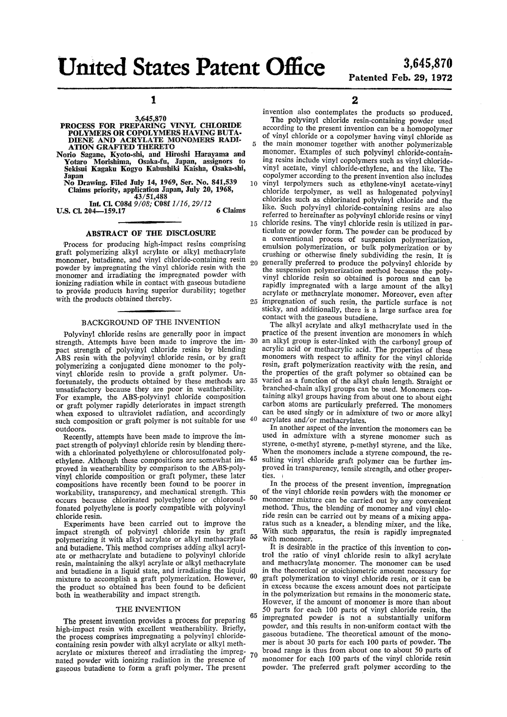 Process for Preparing Vinyl Chloride Polymers of Copolymers Having