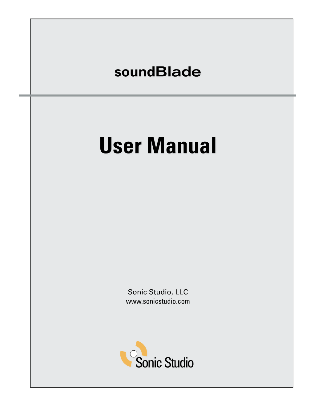 Soundblade Version 1.3 — User Manual