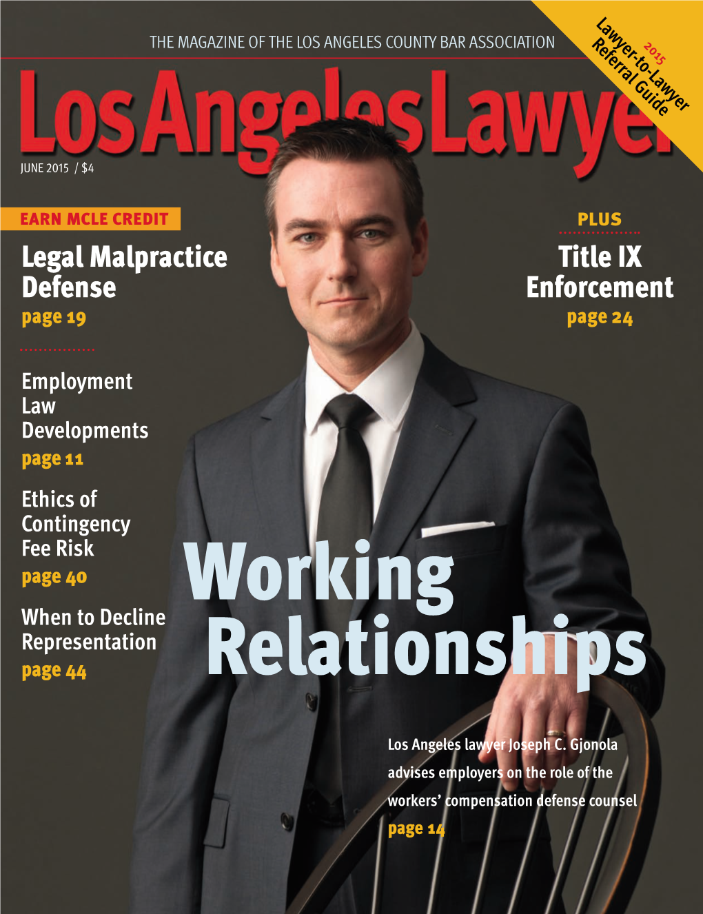 Los Angeles Lawyer June 2015