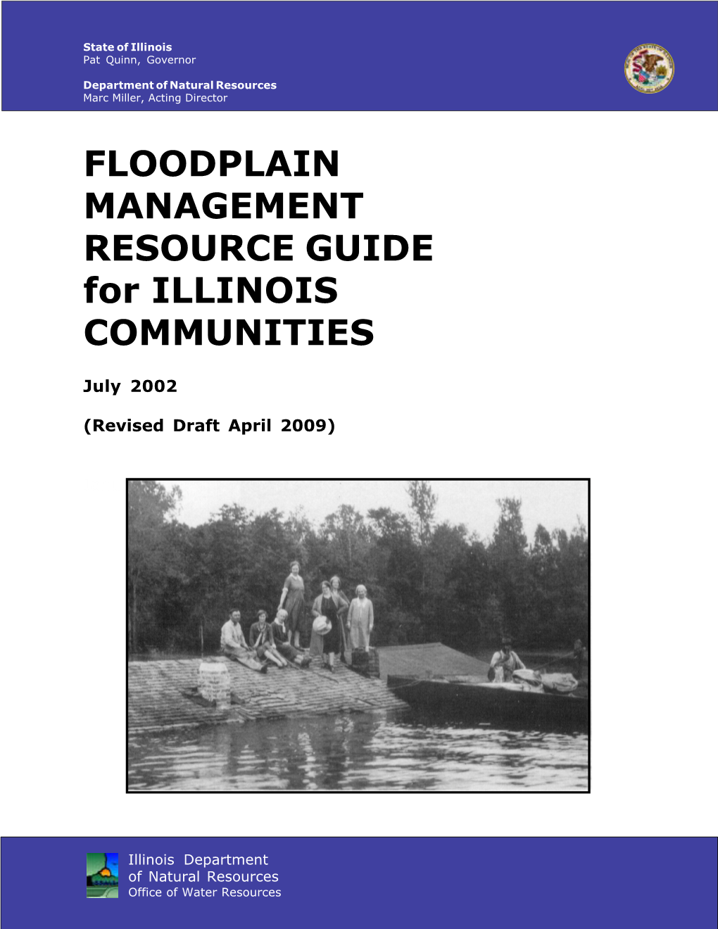 FLOODPLAIN MANAGEMENT RESOURCE GUIDE for ILLINOIS COMMUNITIES