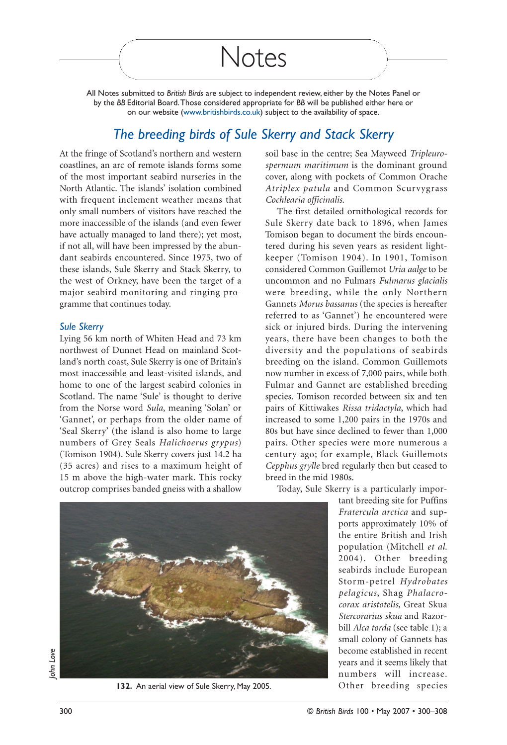 The Breeding Birds of Sule Skerry and Stack Skerry