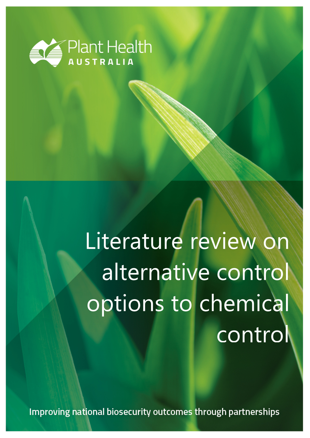 Literature Review on Alternative Control Options to Chemical Control Table of Contents SWD Management Approaches