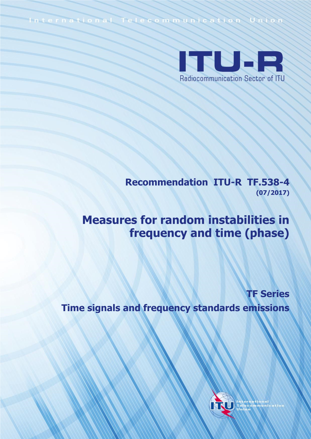 Measures for Random Instabilities in Frequency and Time (Phase)