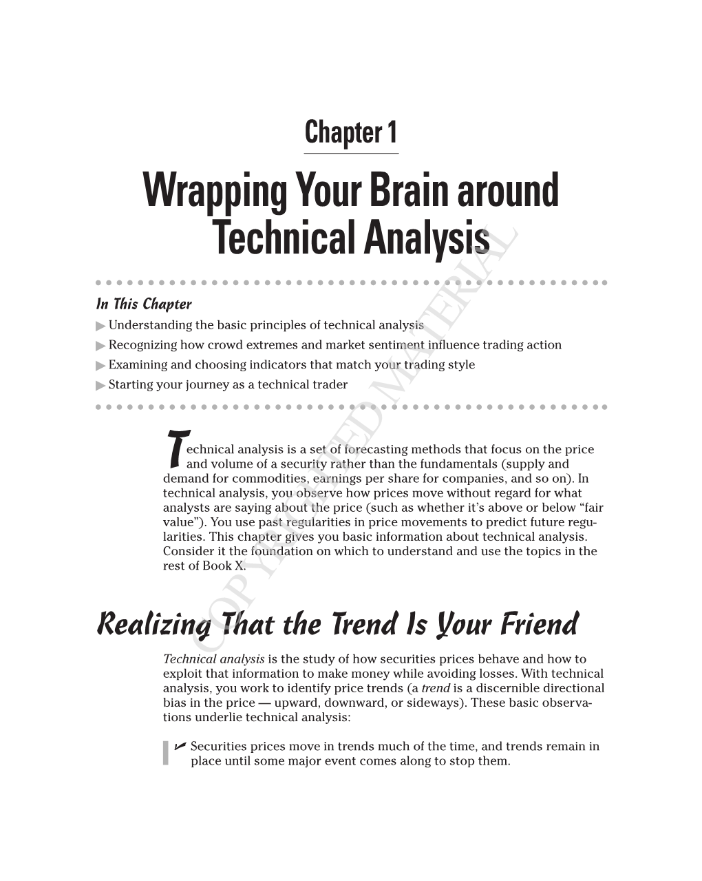 Wrapping Your Brain Around Technical Analysis