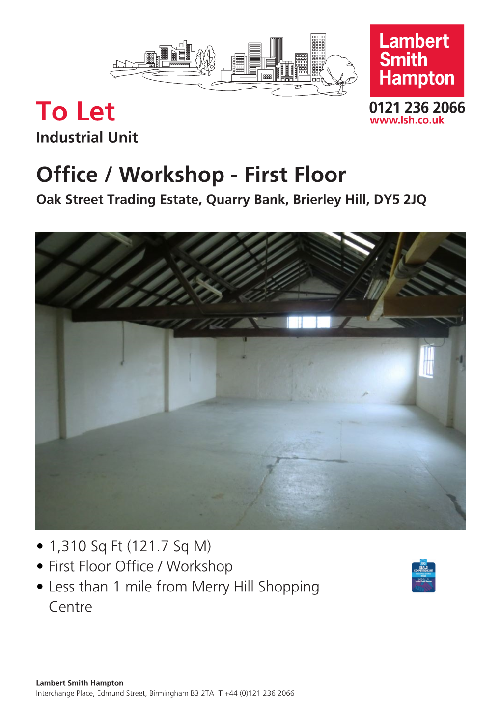 To Let,Oak Street Trading Estate, Quarry Bank, Brierley Hill, DY5