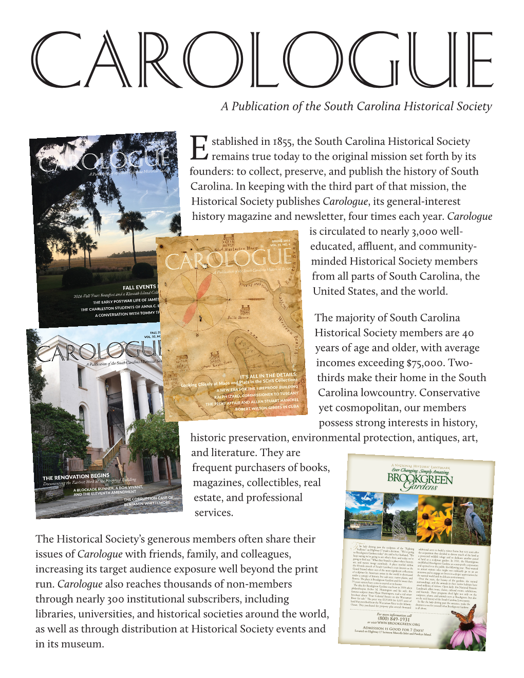 A Publication of the South Carolina Historical Society