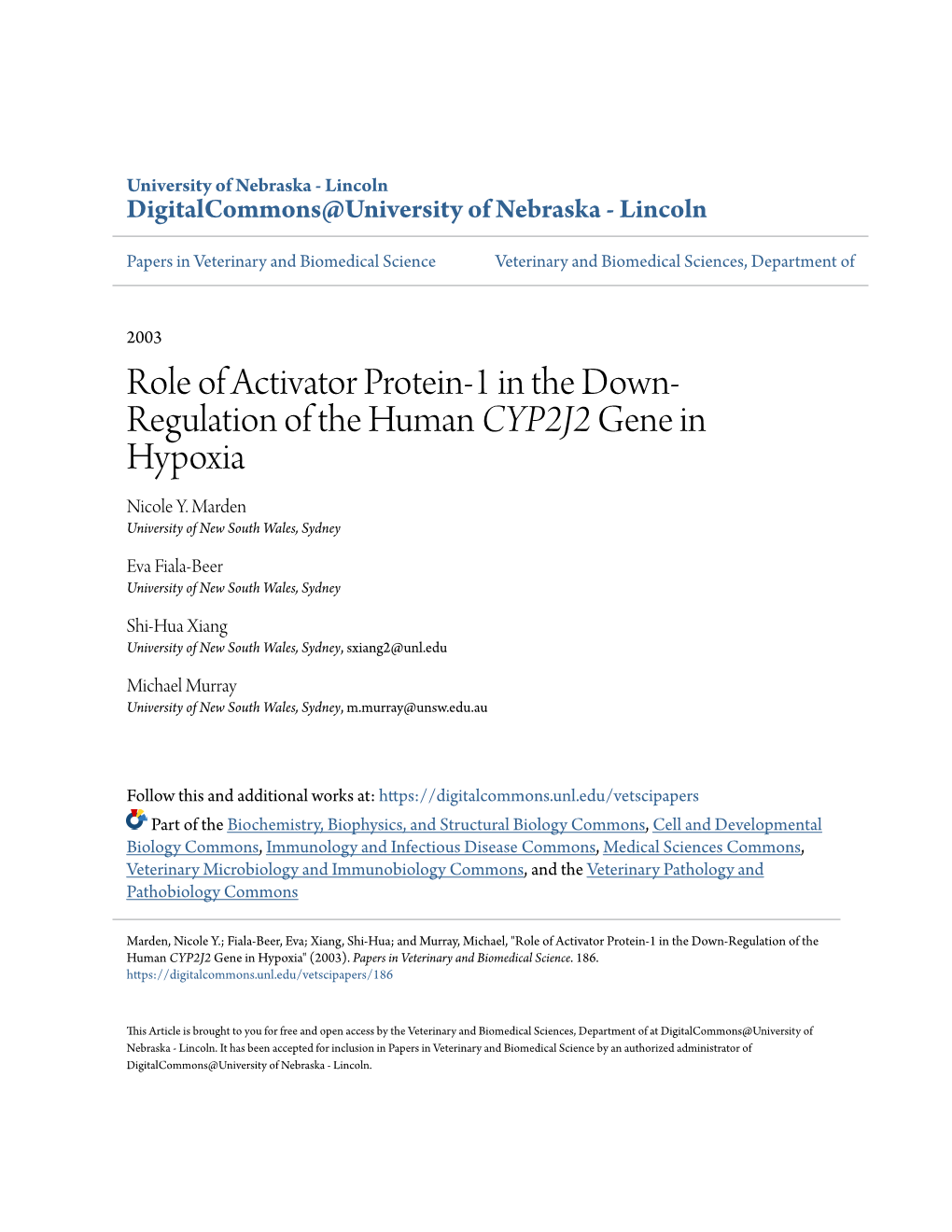 Role of Activator Protein-1 in the Down-Regulation of the Human &lt;I